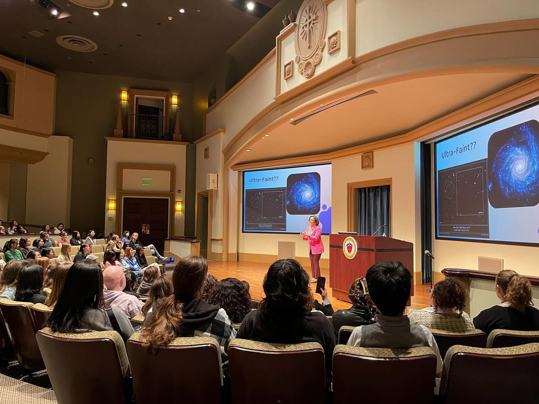 Speaking at the Conference for Undergraduate Women in Physics, San Diego, 2024